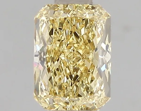 1.14ct RADIANT Fancy Intense Yellow VS1 Coloured Lab diamond