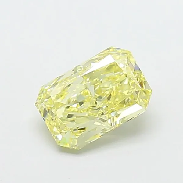 1.41ct RADIANT Fancy Yellow VVS2 Coloured Lab diamond