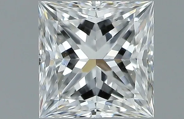 0.51ct PRINCESS F SI1 Natural diamond