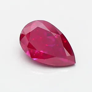 0.77ct PEAR Fancy Deep Pink VS2 Coloured Lab diamond