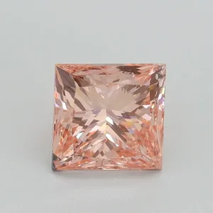 1.5ct PRINCESS Fancy Intense Pink SI1 Coloured Lab diamond