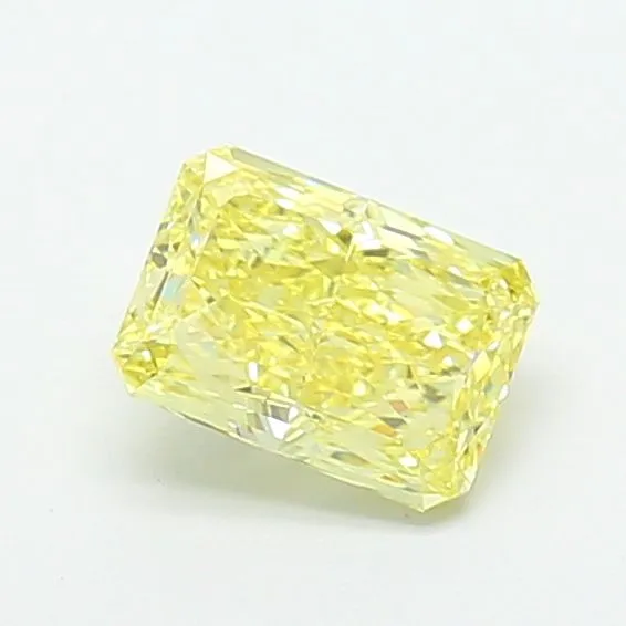 1.36ct RADIANT Fancy Intense Yellow VVS2 Coloured Lab diamond