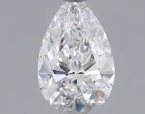 0.64ct PEAR D VVS2 Lab diamond