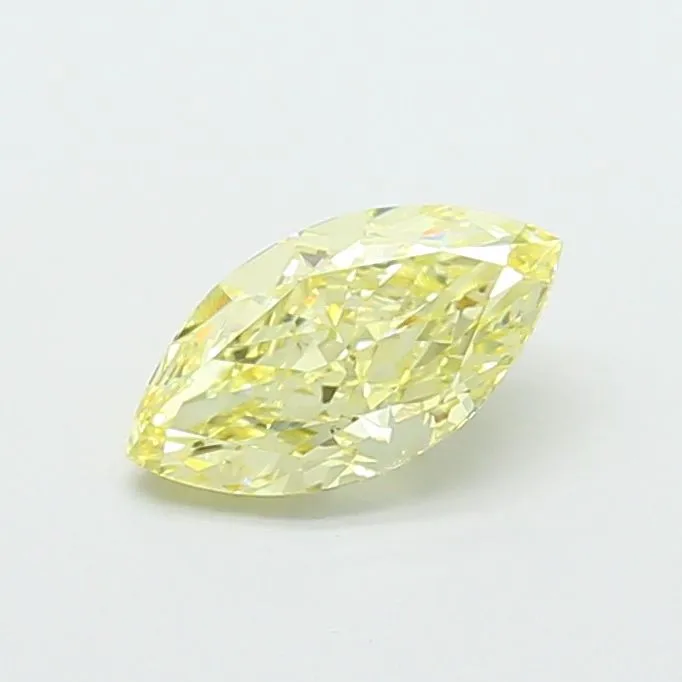 1.52ct MARQUISE Fancy Yellow VVS2 Coloured Lab diamond