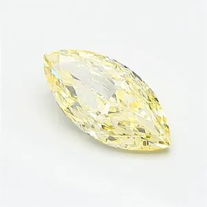 1.02ct MARQUISE Fancy Yellow VS1 Coloured Lab diamond