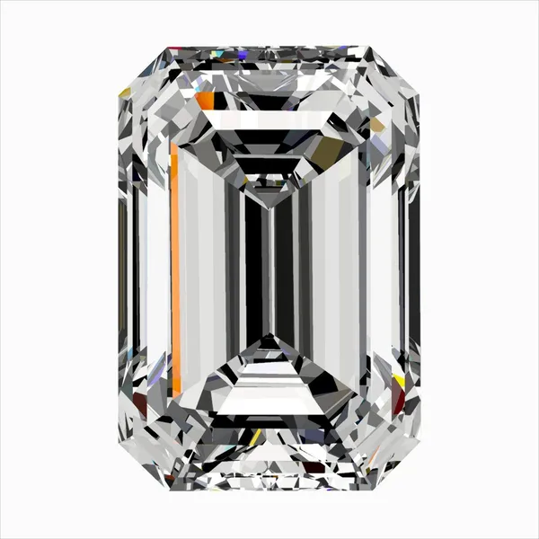 0.42ct EMERALD H VVS2 Natural diamond