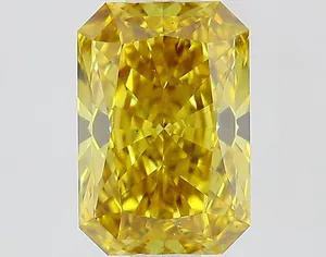 1.2ct RADIANT Fancy Intense Yellow VVS2 Coloured Lab diamond