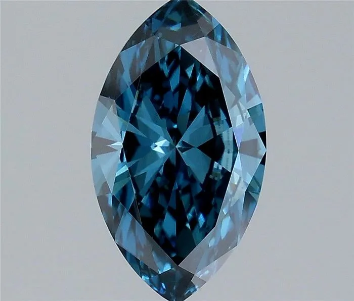 1.50ct MARQUISE Fancy Deep Blue VS1 Coloured Lab diamond