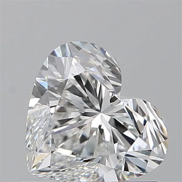 0.9ct HEART F VVS2 Natural diamond