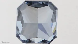 0.31ct CUSHION Fancy Vivid Blue VS1 Coloured Lab diamond