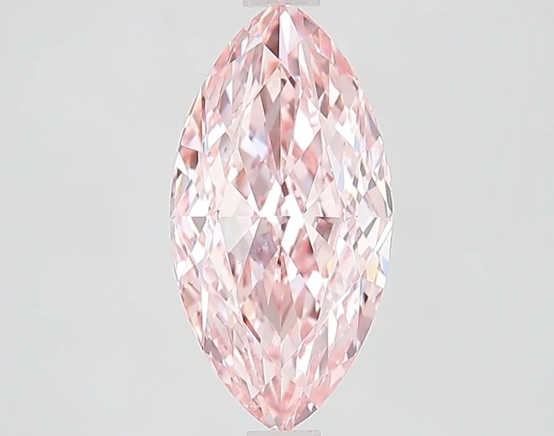 2.53ct MARQUISE Fancy Vivid Pink VS1 Coloured Lab diamond