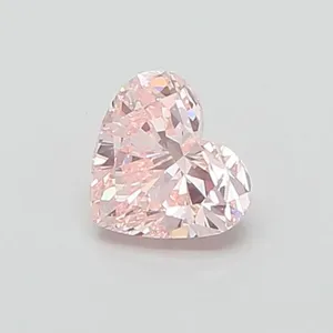1ct HEART Fancy Intense Pink VS1 Coloured Lab diamond