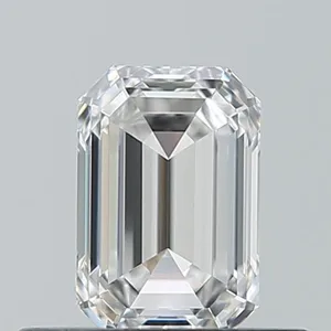0.5ct EMERALD D VVS1 Natural diamond