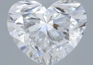 0.88ct HEART D VS1 Lab diamond