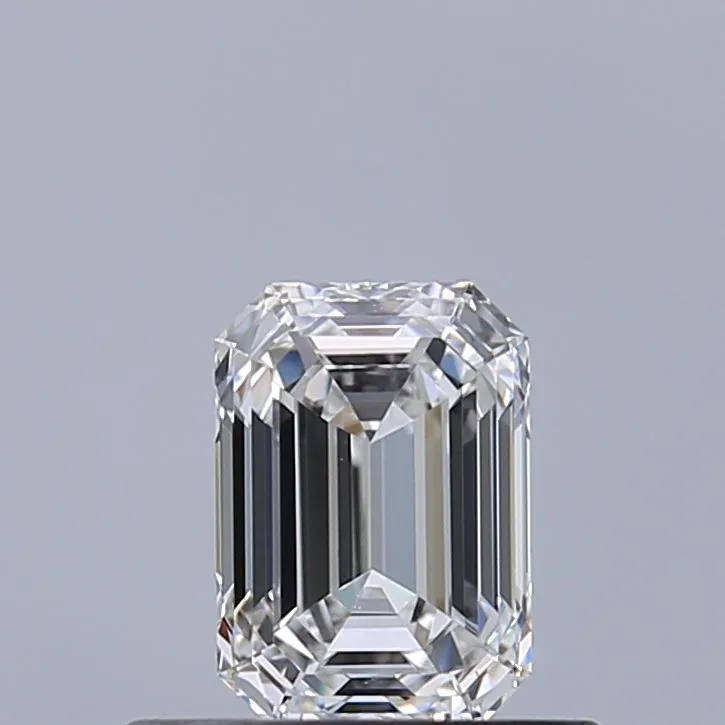 0.51ct EMERALD E IF Natural diamond