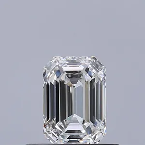 0.51ct EMERALD E IF Natural diamond