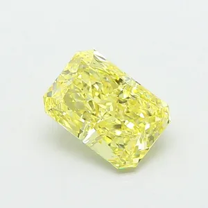 1.03ct RADIANT Fancy Intense Yellow VS1 Coloured Lab diamond