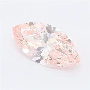 1.24ct MARQUISE Fancy Vivid Pink VS1 Coloured Lab diamond