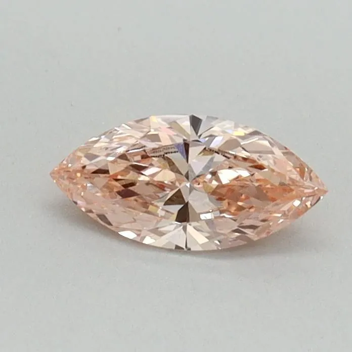 0.32ct MARQUISE Fancy Vivid Pink VS1 Coloured Lab diamond