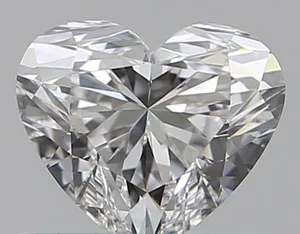 0.52ct HEART D VVS2 Natural diamond