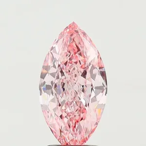 2.03ct MARQUISE Fancy Vivid Pink VVS2 Coloured Lab diamond