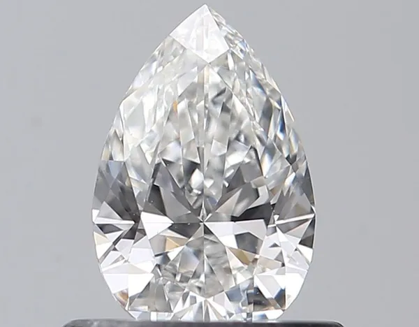 0.5ct PEAR F VS2 Natural diamond