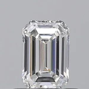0.51ct EMERALD F VVS2 Natural diamond