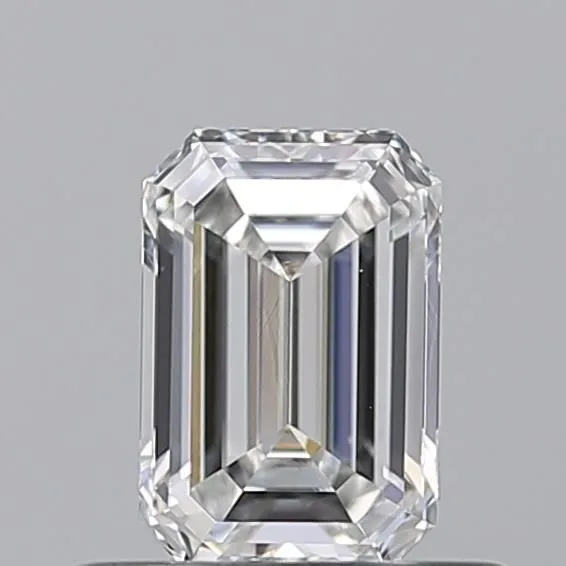 0.51ct EMERALD F VVS2 Natural diamond