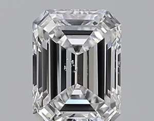 0.4ct EMERALD D SI1 Natural diamond