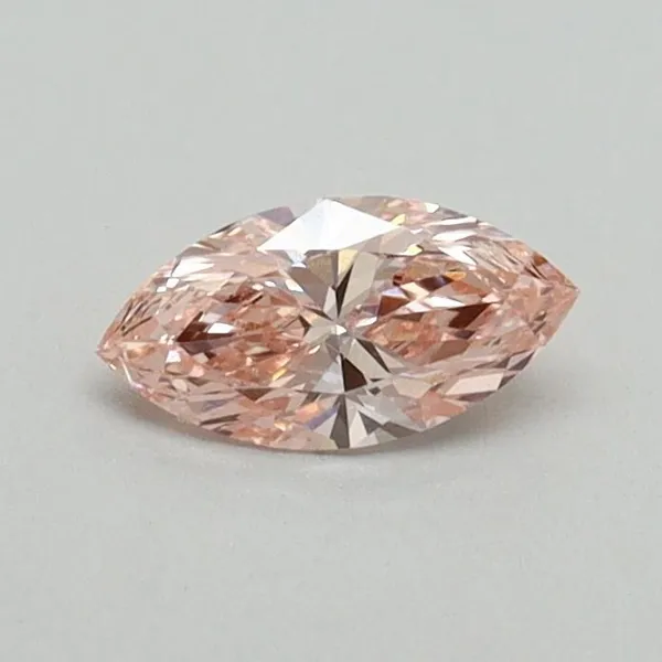 0.31ct MARQUISE Fancy Intense Pink VS2 Coloured Lab diamond
