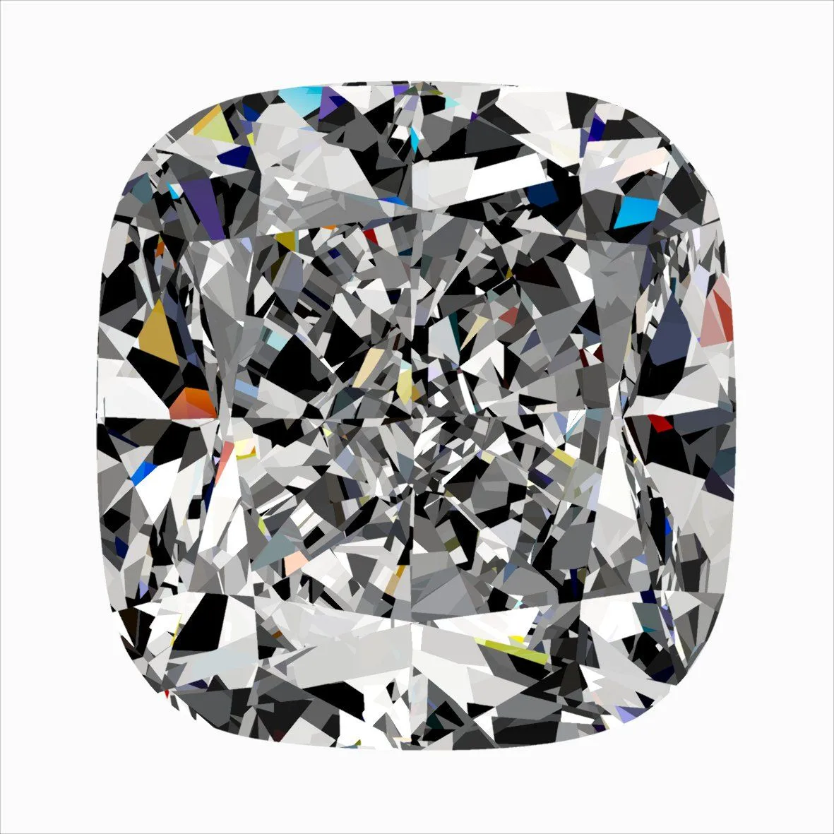 0.30ct CUSHION E VS2 Natural diamond