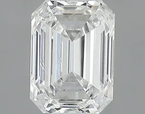 0.34ct EMERALD F VVS2 Natural diamond