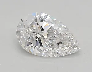 0.89ct PEAR D VVS2 Lab diamond