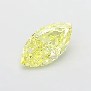 1.01ct MARQUISE Fancy Intense Yellow VS1 Coloured Lab diamond