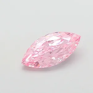 1.32ct MARQUISE Fancy Vivid Pink VS2 Coloured Lab diamond