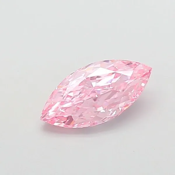 1.32ct MARQUISE Fancy Vivid Pink VS2 Coloured Lab diamond