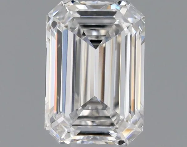 0.41ct EMERALD E IF Natural diamond