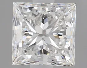 0.71ct PRINCESS F VVS1 Natural diamond