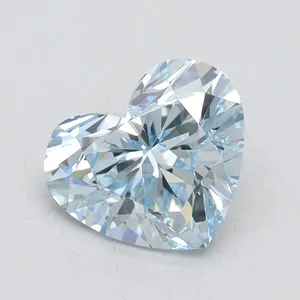 1.53ct HEART Fancy Intense Blue VS1 Coloured Lab diamond