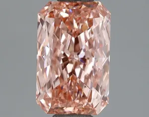 1.01ct RADIANT Fancy Vivid Pink VS1 Coloured Lab diamond