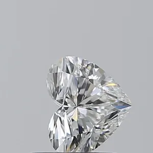 0.71ct HEART F VVS2 Natural diamond