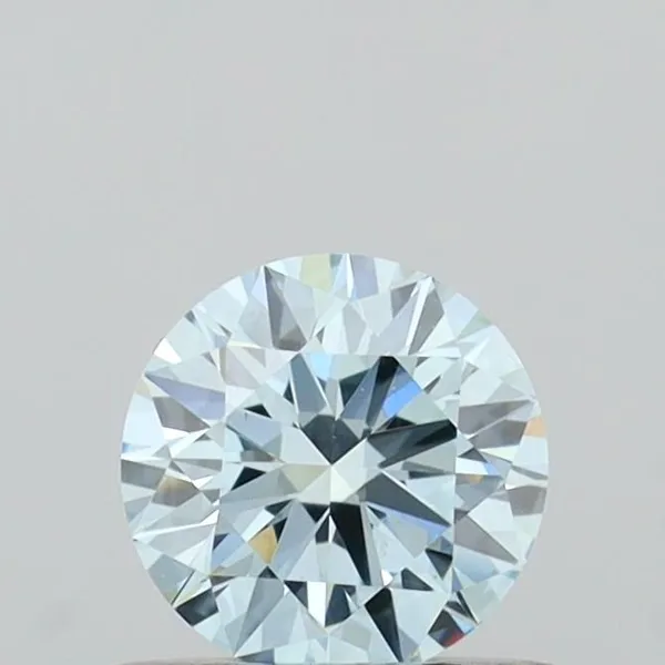 0.53ct ROUND Fancy Intense Blue IF Coloured Lab diamond