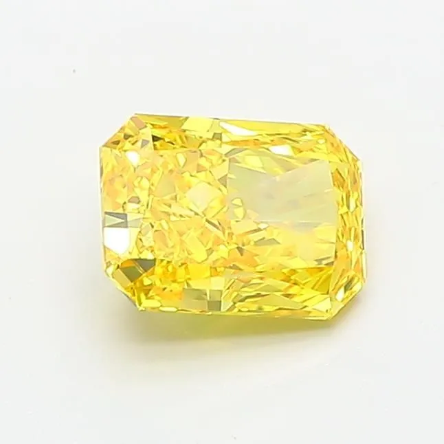 1.02ct RADIANT Fancy Vivid Yellow VVS2 Coloured Lab diamond