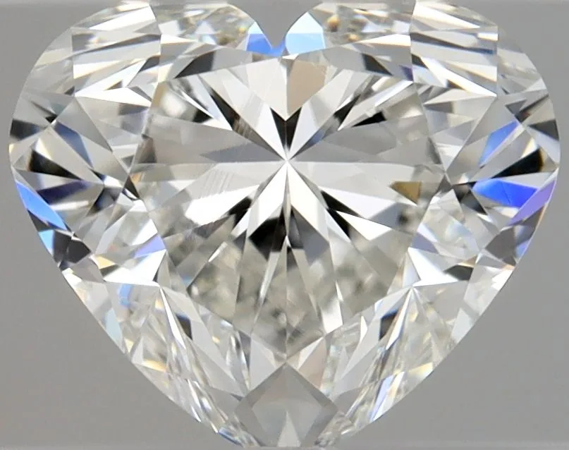 0.91ct HEART H VVS2 Natural diamond