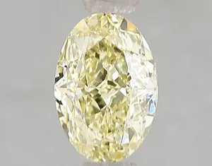 1.06ct OVAL Fancy Intense Yellow VS1 Coloured Lab diamond