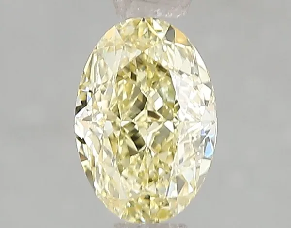 1.06ct OVAL Fancy Intense Yellow VS1 Coloured Lab diamond
