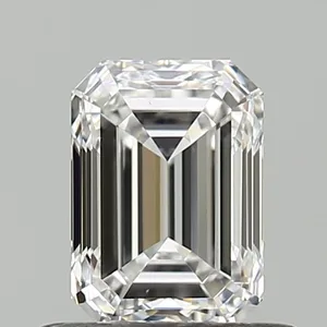 0.6ct EMERALD D VS1 Natural diamond