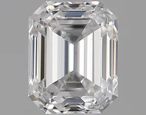 0.47ct EMERALD D SI1 Natural diamond