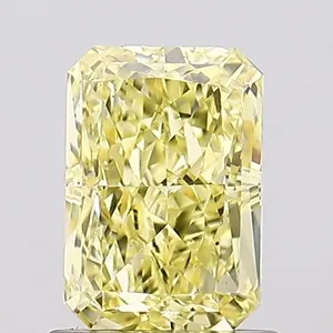 1.32ct RADIANT Fancy Intense Yellow VS2 Coloured Lab diamond