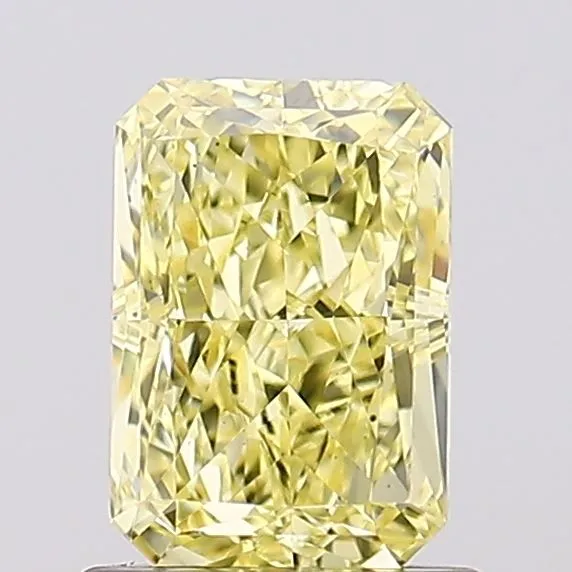 1.32ct RADIANT Fancy Intense Yellow VS2 Coloured Lab diamond